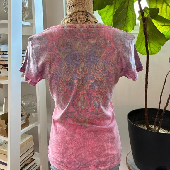 Pink Multicolored Graphic Baby Tee - Picture 2 of 8